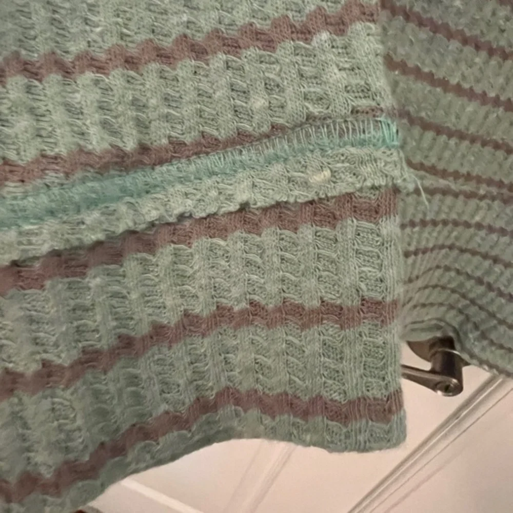 FREE PEOPLE S Auntie Em Peplum Thermal in Seafoam